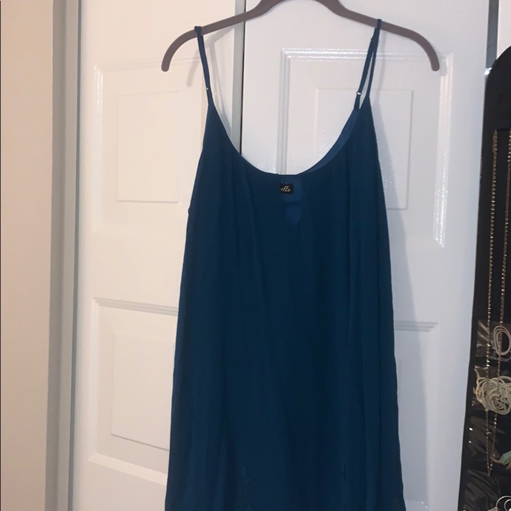 Blue dress